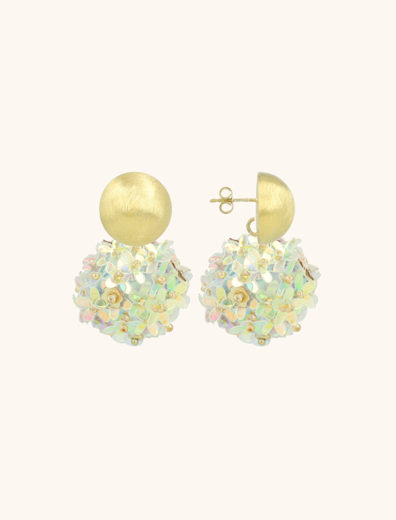 Lott. Gioielli Holo Oorbellen Daisy Flower Globe M