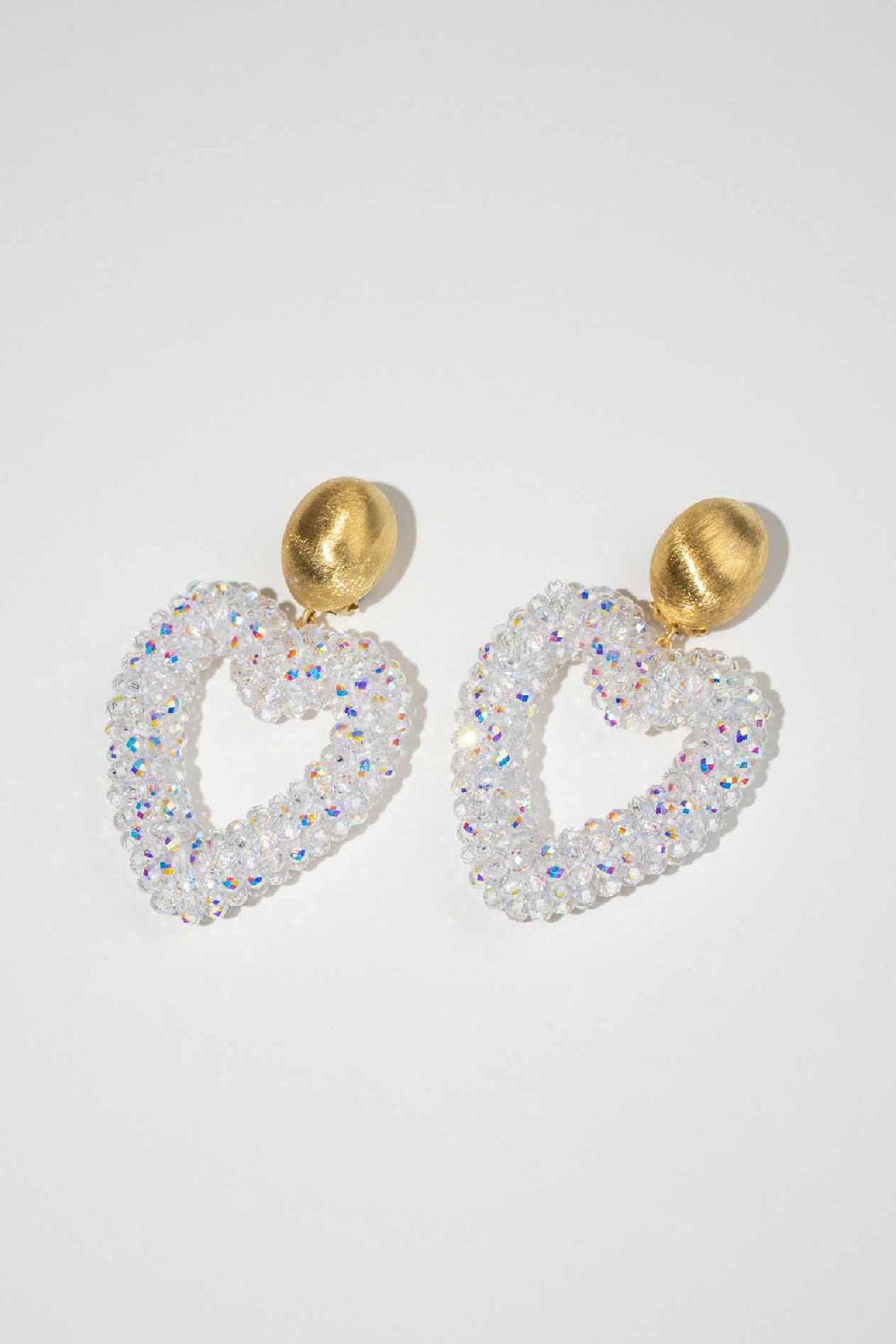 lott. gioielli Holo Oorbellen Oorbellen Hart Clip