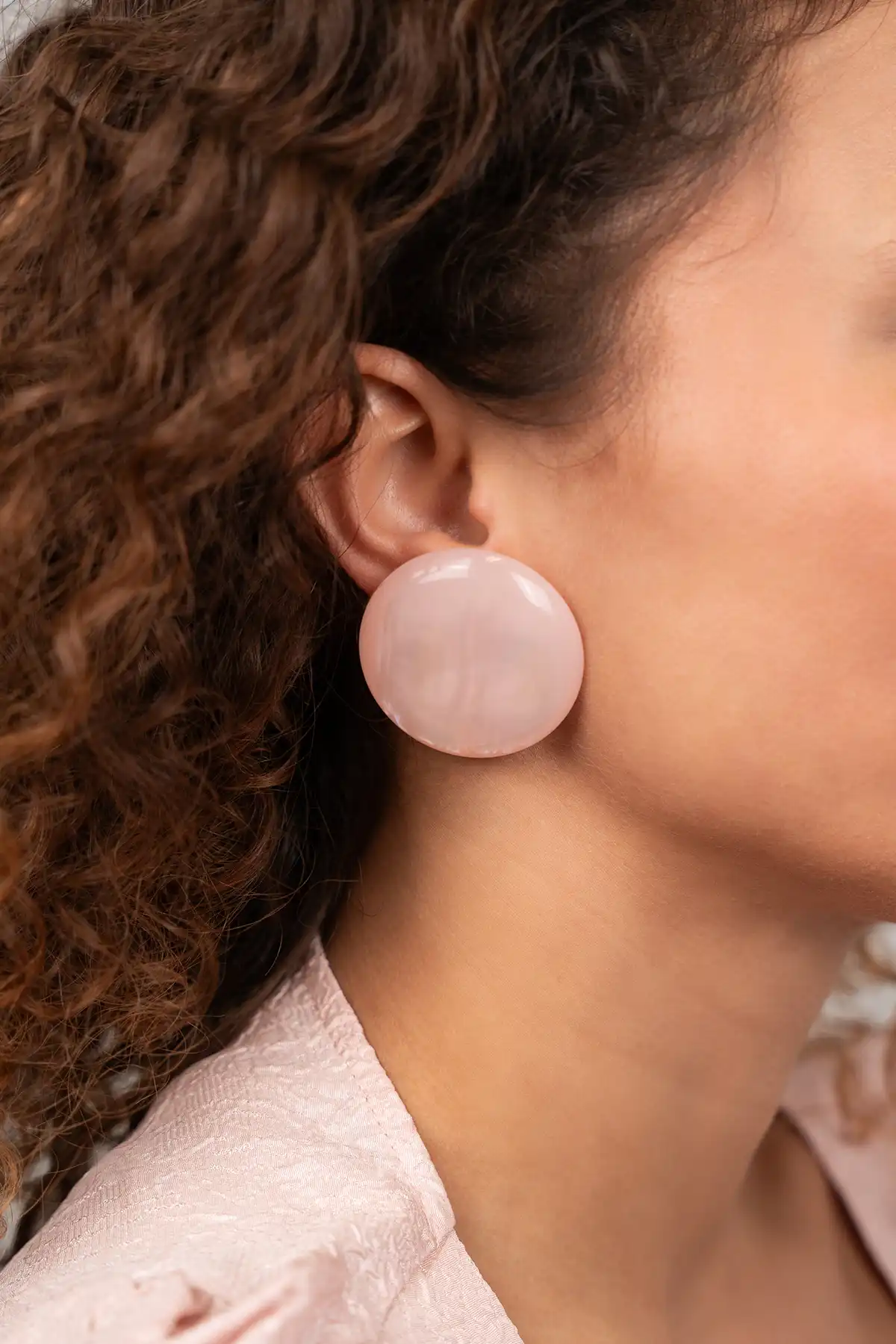 Lott. Gioielli Holo Pink Oorbellen Dee Circle L