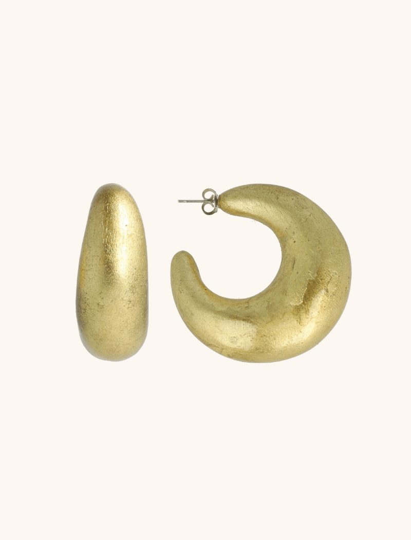 lott. gioielli Houten Oorbellen Charlie Creool XL