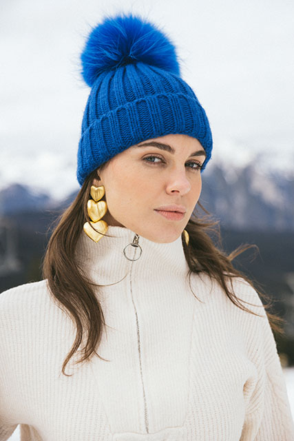 Lott. Gioielli Houten Oorbellen Dubbel Hart M