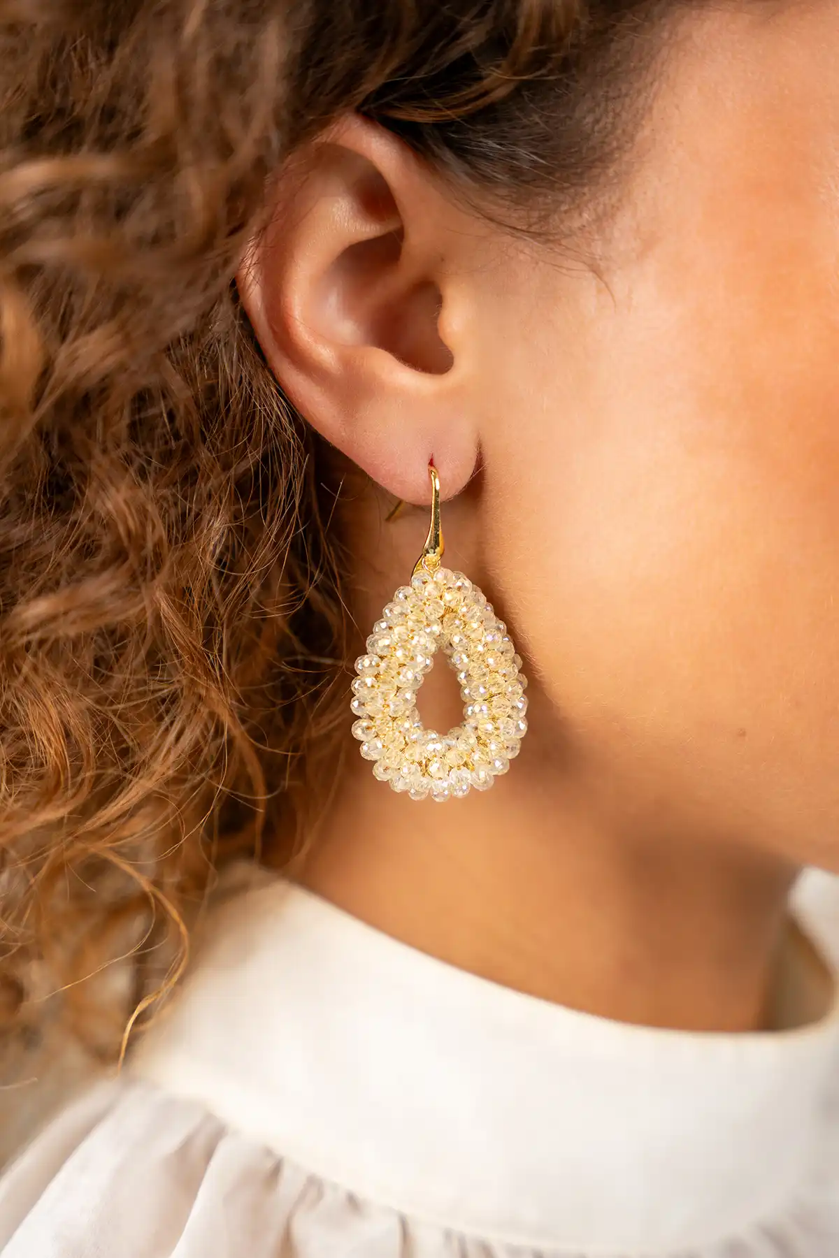 Lott. Gioielli Ice Gouden Oorbellen Berry Druppel S