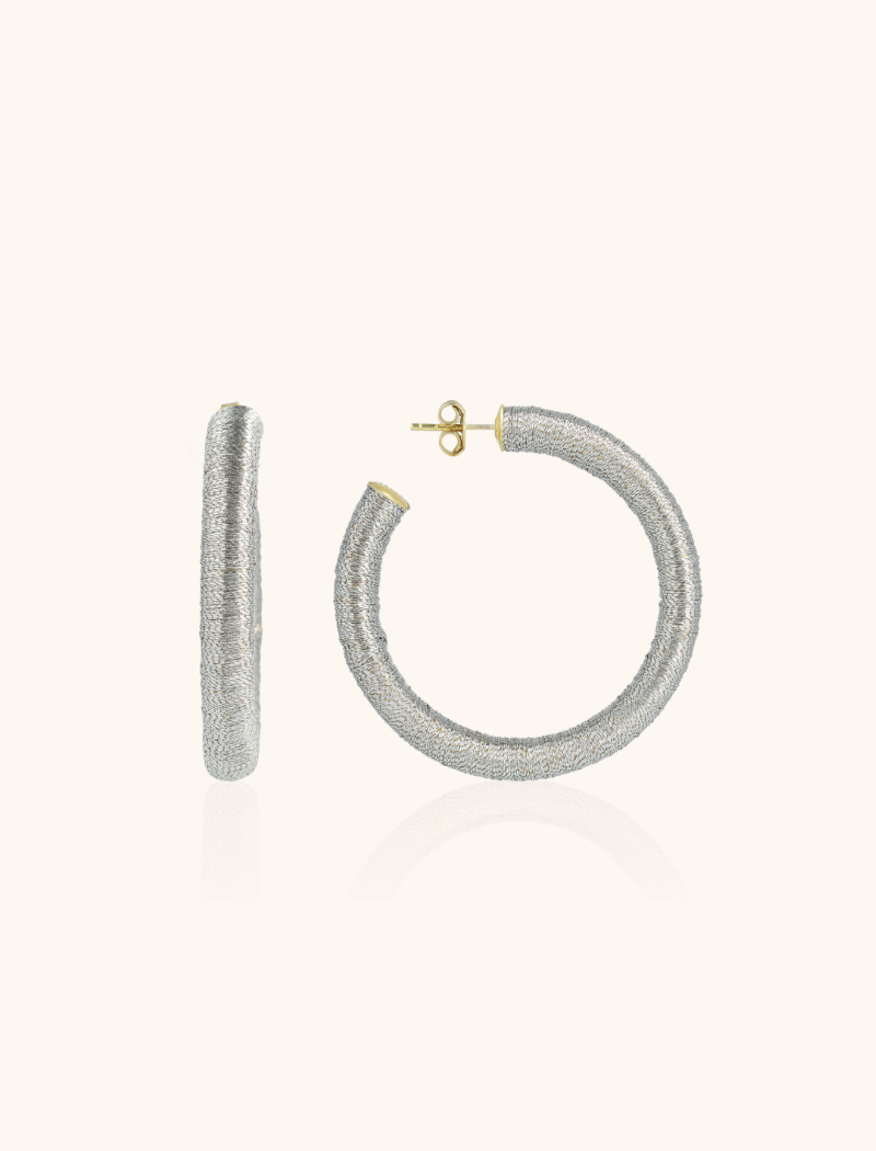 lott. gioielli Ijs Blauwe Oorbellen Chloe Creole L