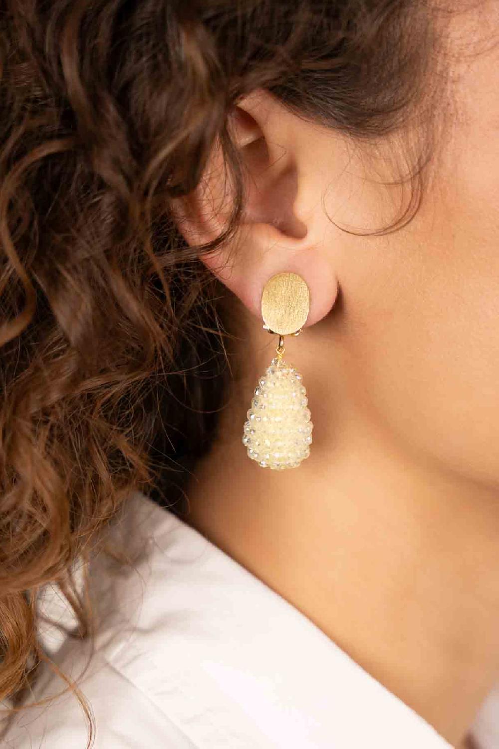 Lott. Gioielli Ivoor Oorbellen Amy Cone S Clip