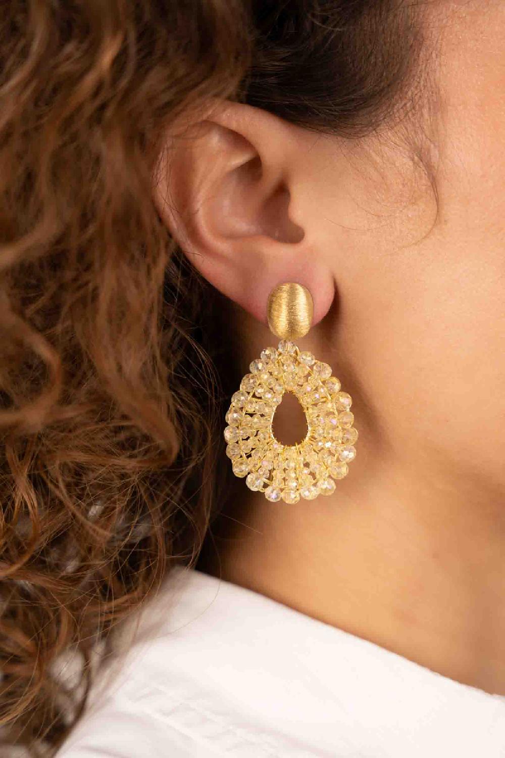 Lott. Gioielli Ivoor Oorbellen Babs Open Druppel S