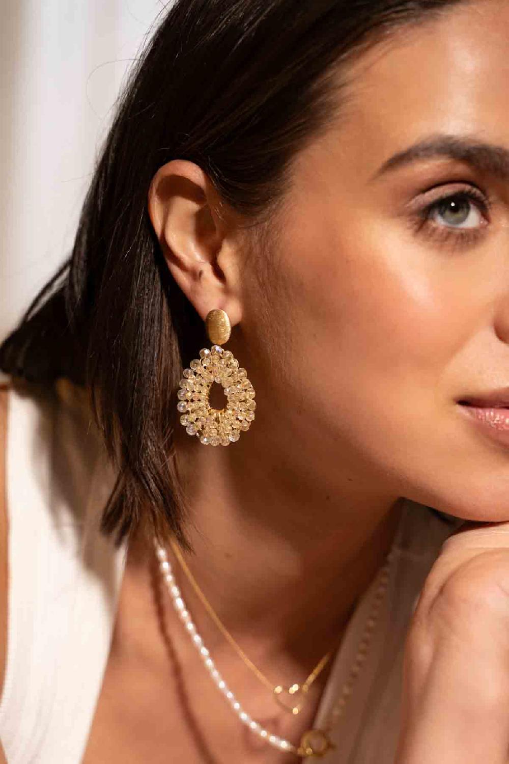 Lott. Gioielli Ivoor Oorbellen Babs Open Druppel S