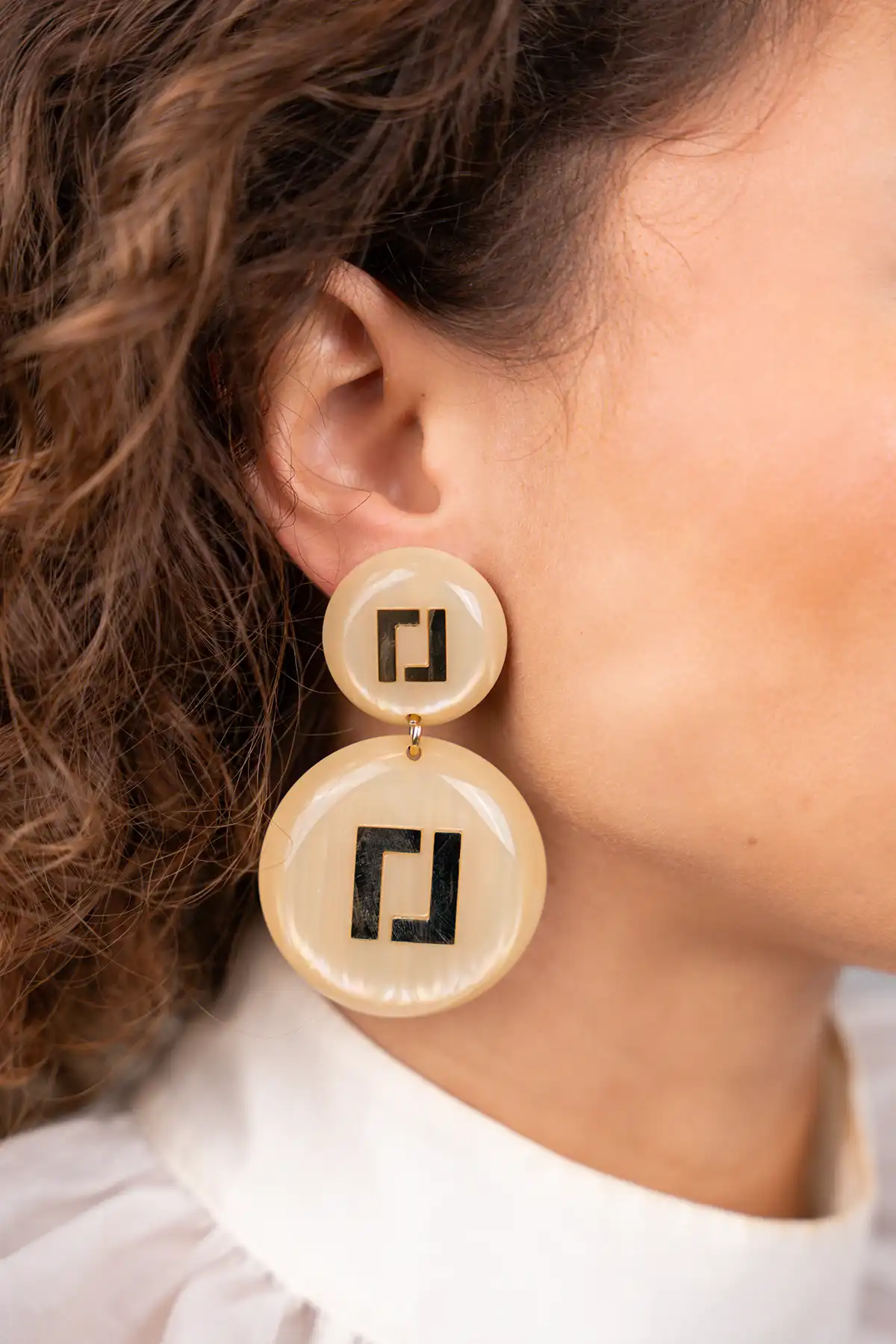 Lott. Gioielli Larissa Sand Logo Oorbellen