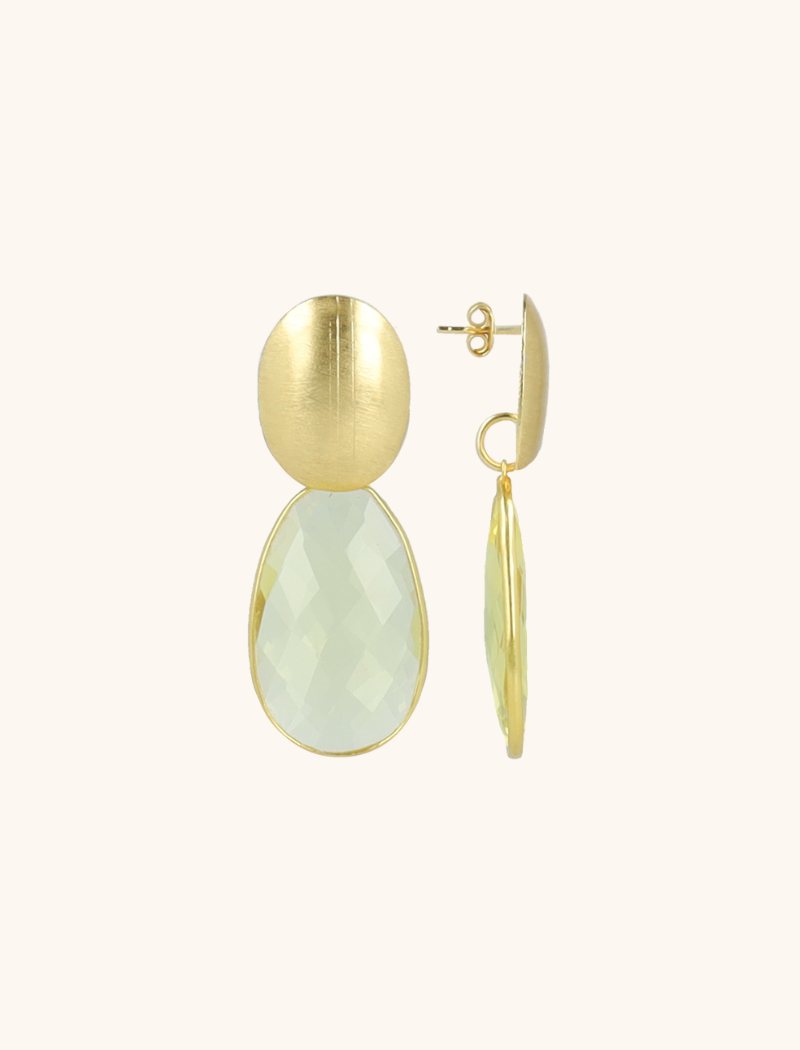 lott. gioielli Lemon Oorbellen Doris Framed Oval