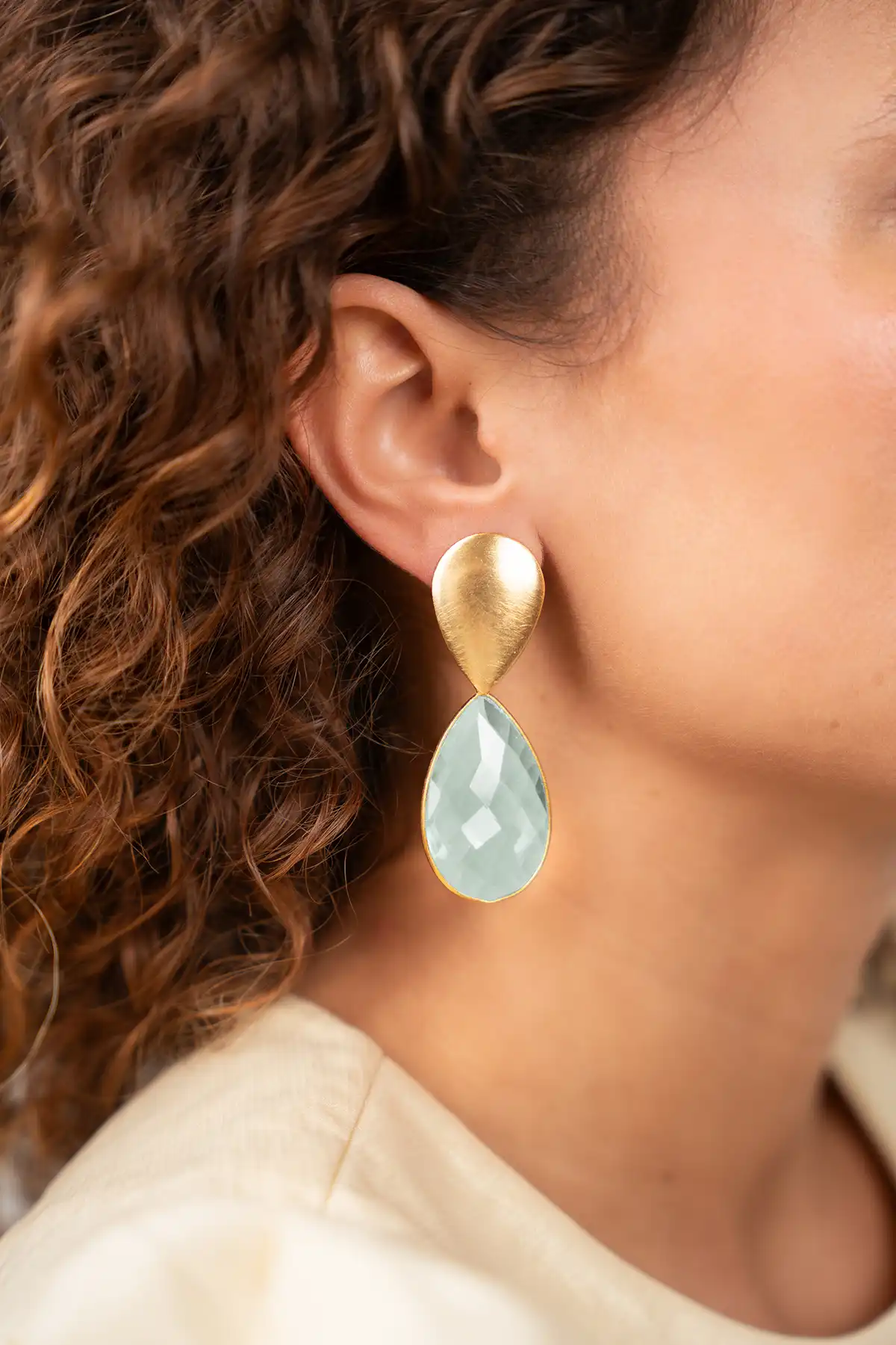 Lott. Gioielli Lemon Oorbellen Rae Framed Drop