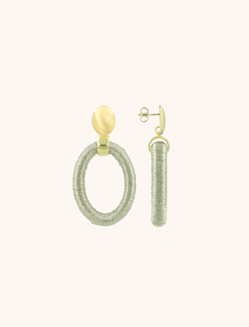 lott. gioielli Licht Mint Oorbellen Faye Ovaal S