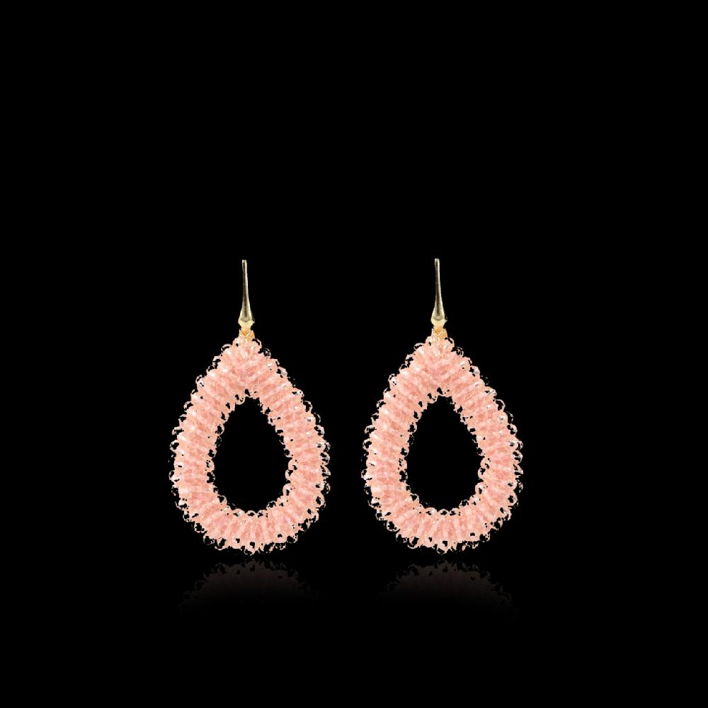 lott. gioielli Licht Roze Oorbellen Berry Drop L