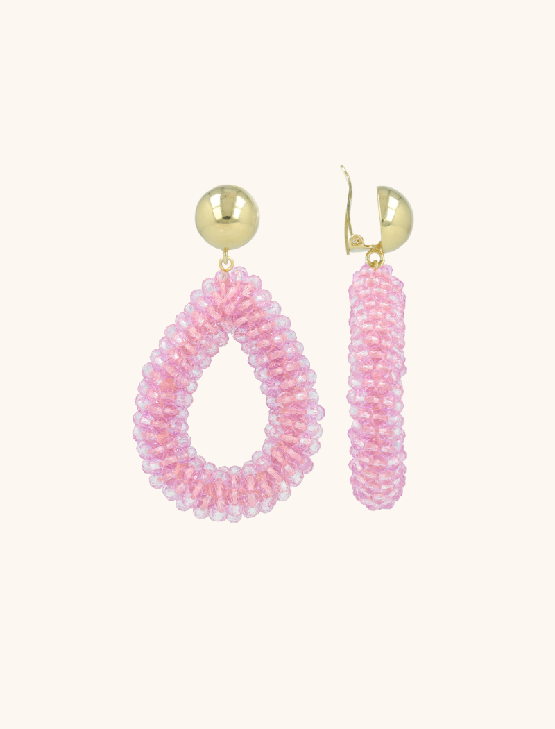 lott. gioielli Lila Oorbellen Berry Clip druppel L