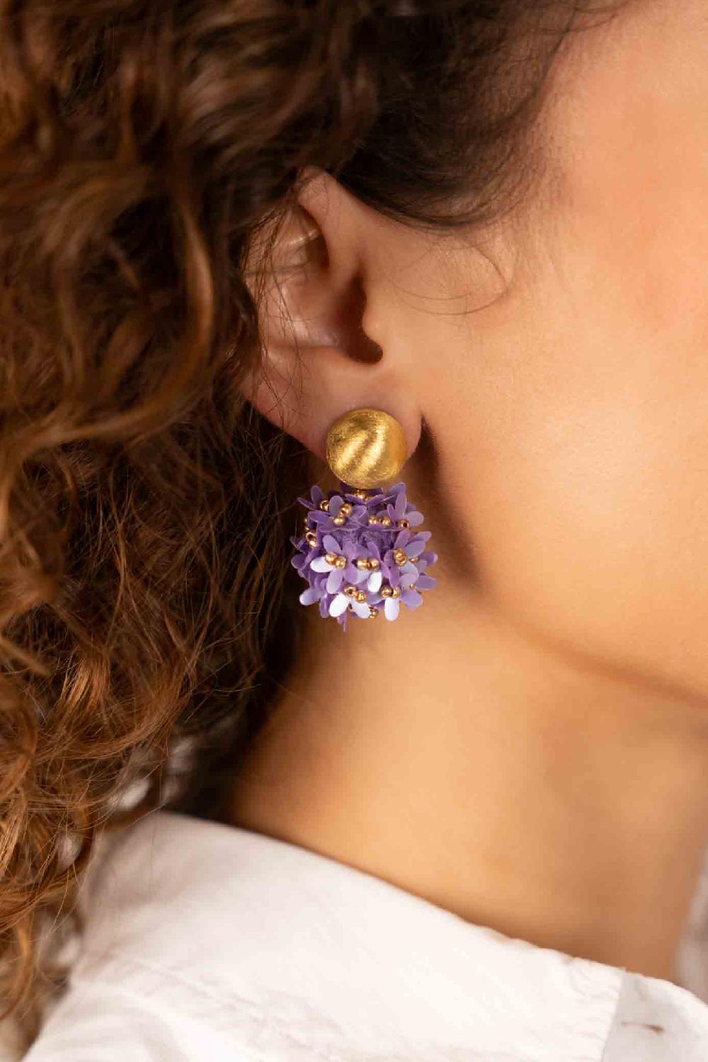 Lott. Gioielli Lila Oorbellen Daisy Globe S Flower