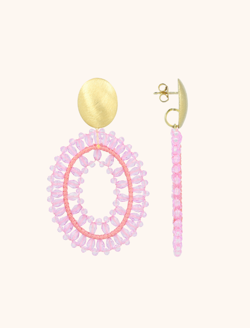 lott. gioielli Lila oorbellen Noa ovaal L