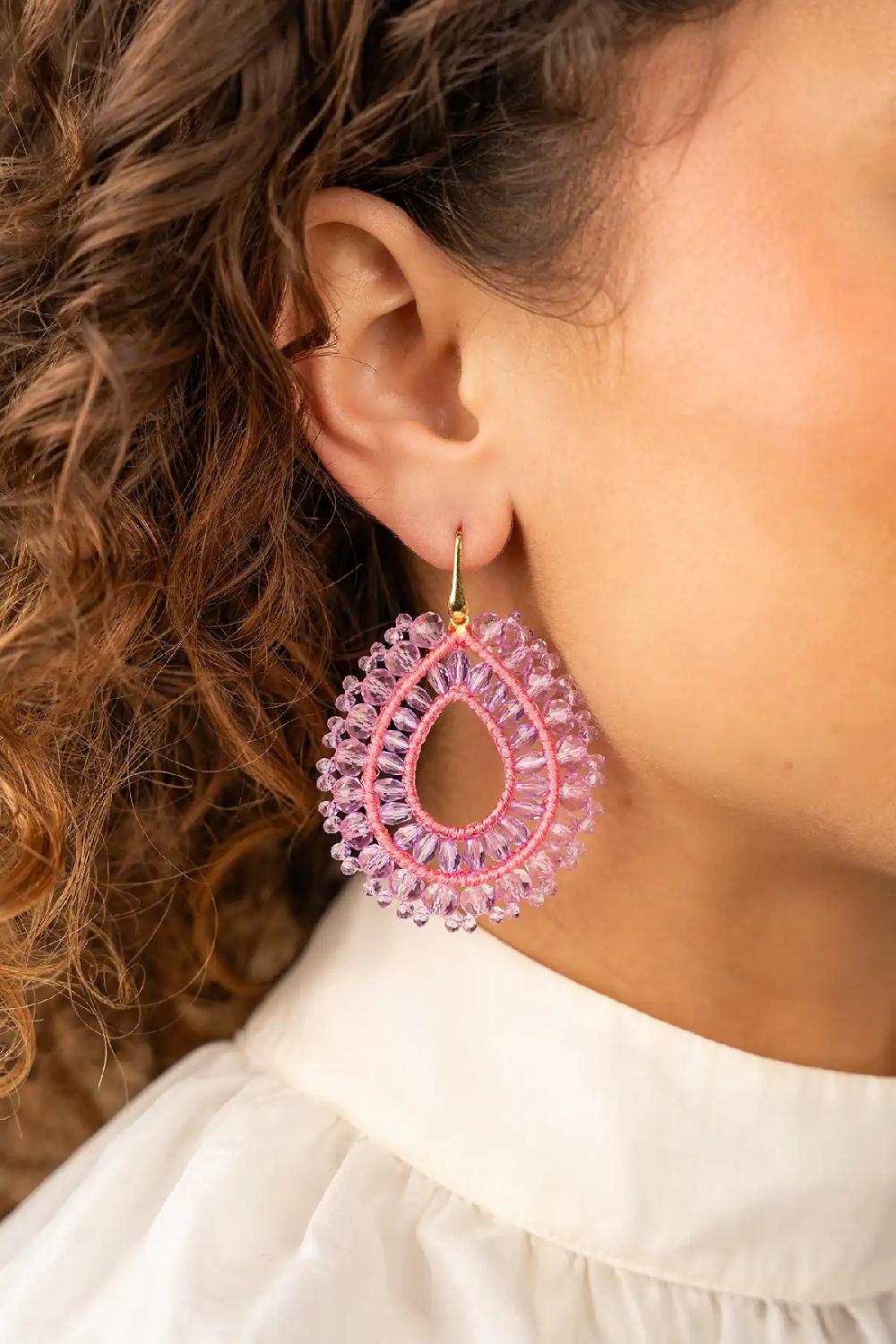 Lott. Gioielli Lila Oorbellen Vos Druppel L