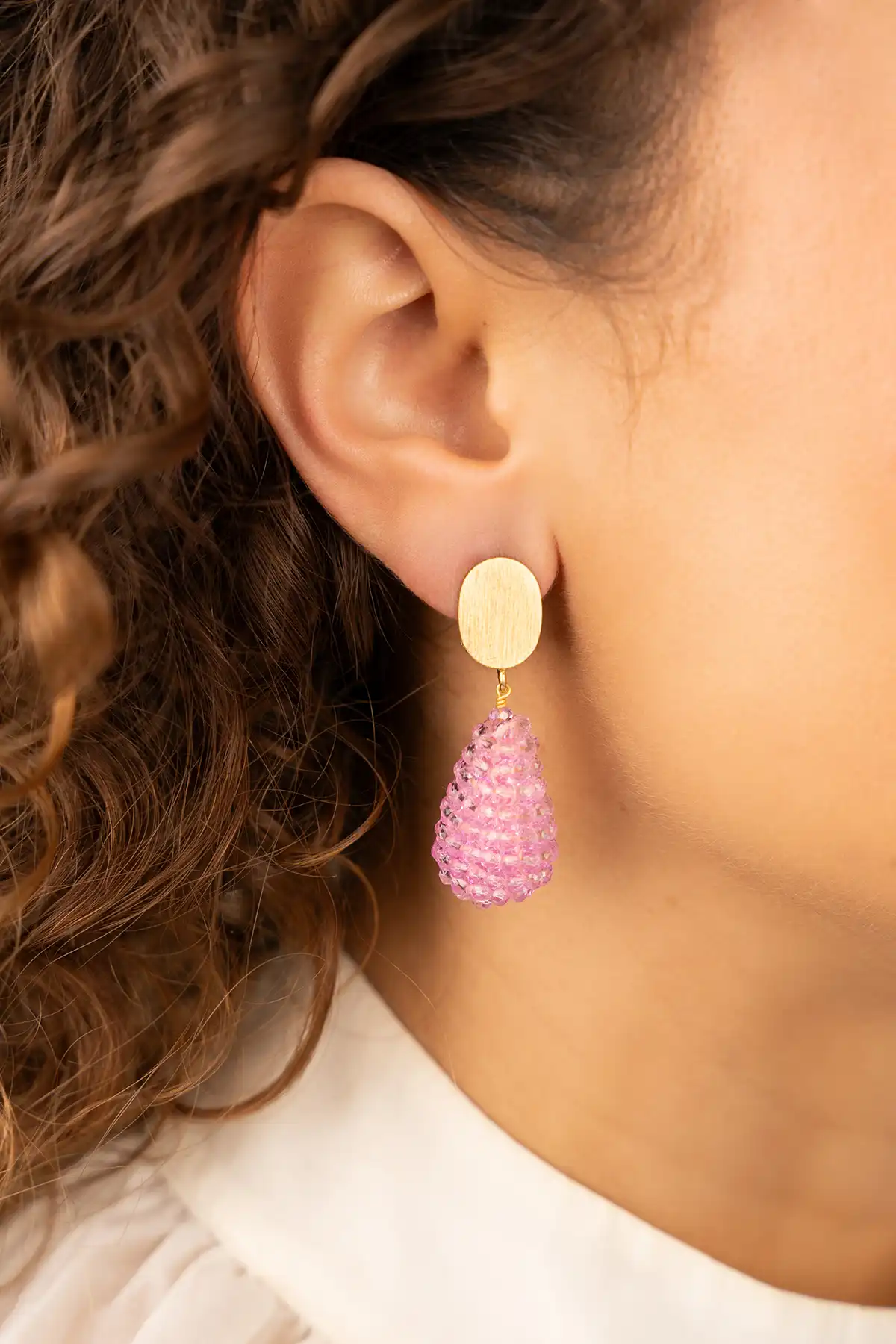 Lott. Gioielli Lilac Oorbellen Amy Cone S Clip