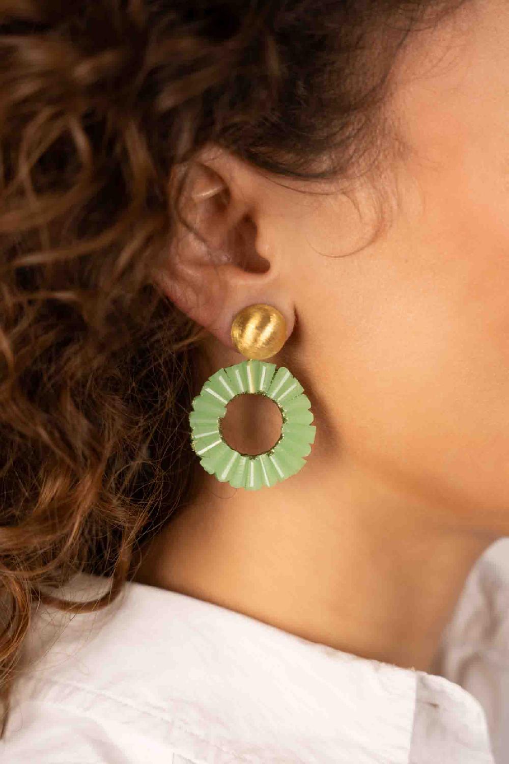 Lott. Gioielli Lime Oorbellen Danee Cirkel