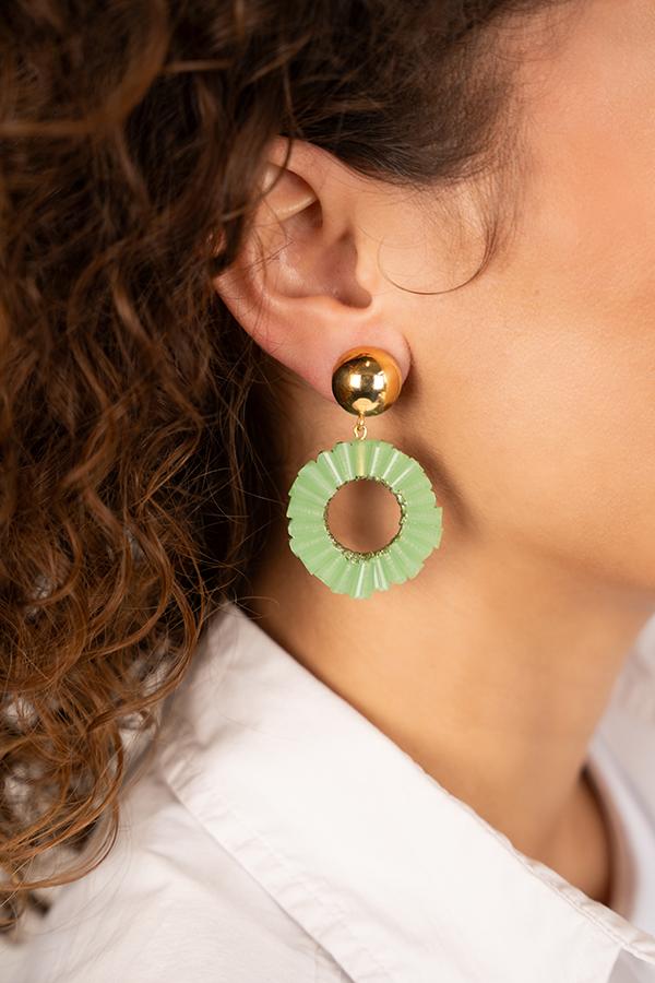 Lott. Gioielli Lime Oorbellen Danee Cirkel Clip