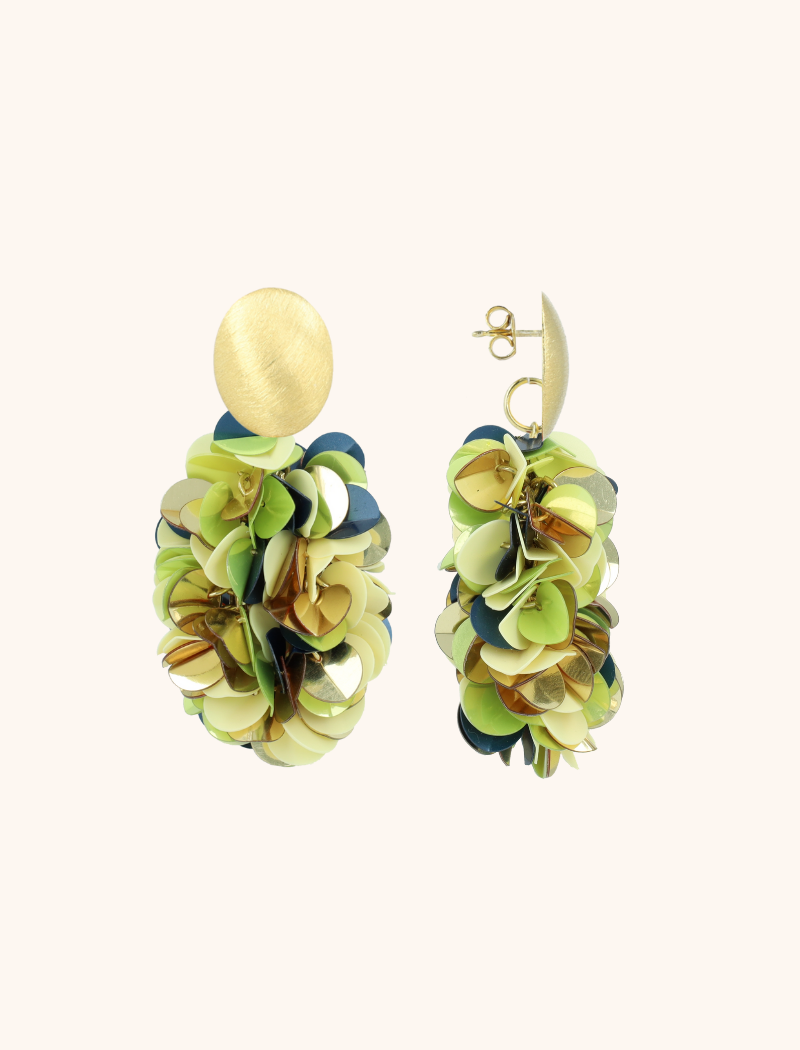 Lott. Gioielli Lime Oorbellen Sas Ovaal M