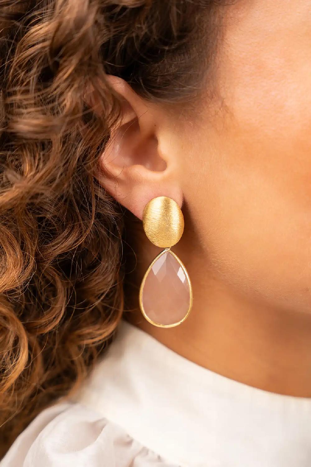 Lott. Gioielli Liver Dust Oorbellen Framed Drop L