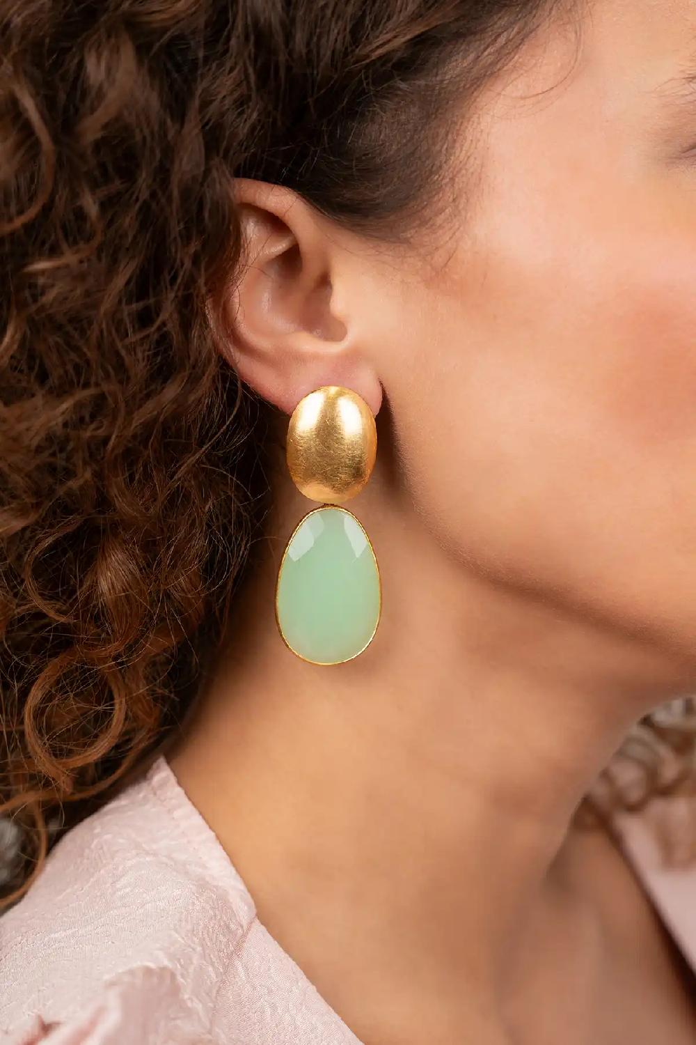 Lott. Gioielli Mint Oorbellen Doris Framed Oval