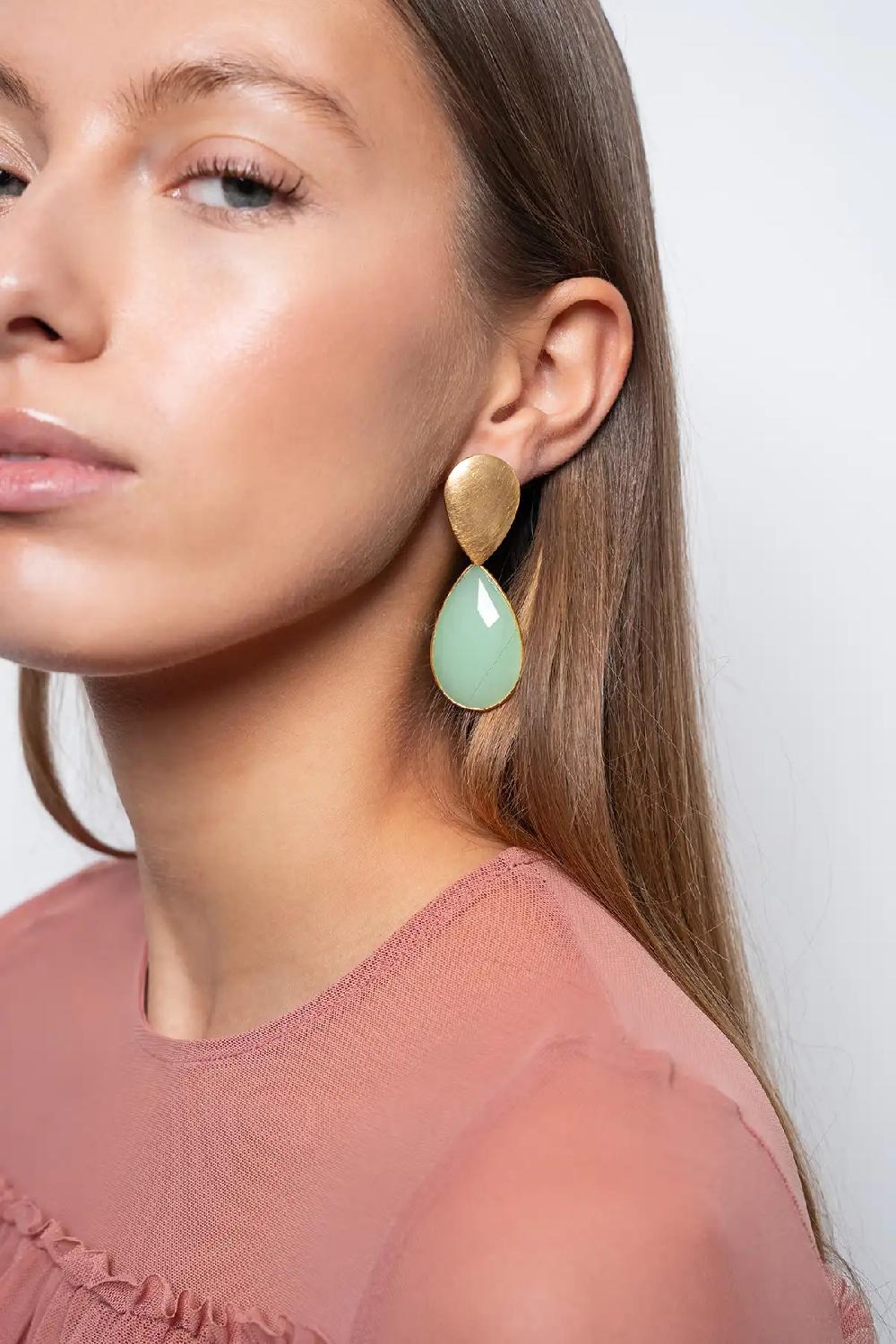 Lott. Gioielli Mint Oorbellen Rae Framed Drop