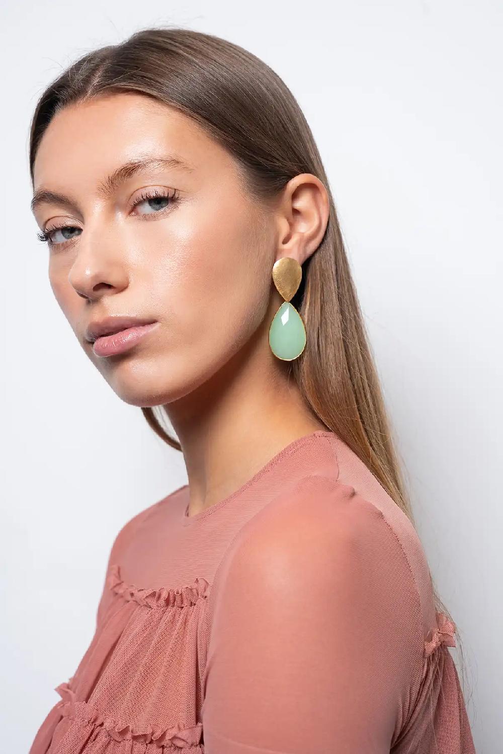 Lott. Gioielli Mint Oorbellen Rae Framed Drop