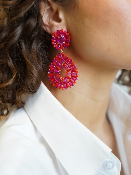 Lott. Gioielli Mixed Fuchsia Oorbellen Apollo