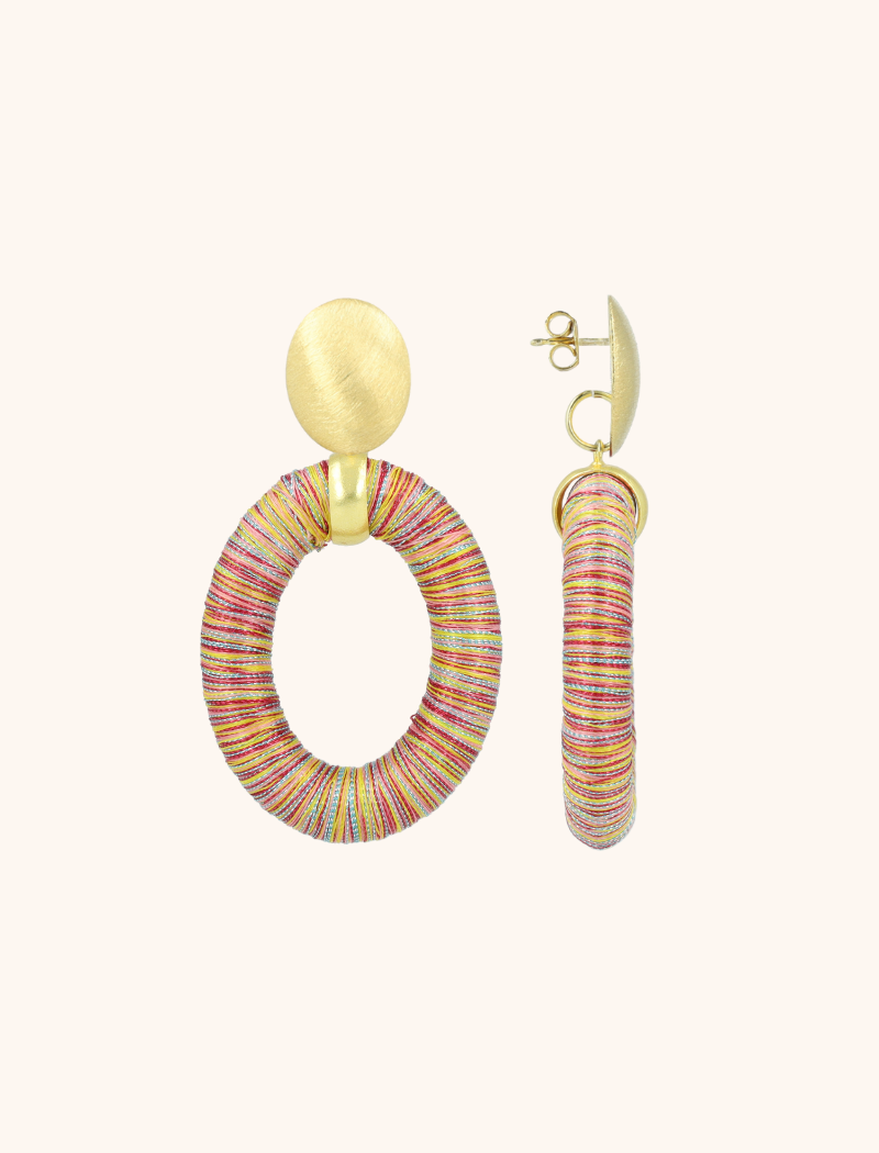 lott. gioielli Multicolor oorbellen Faye ovaal L