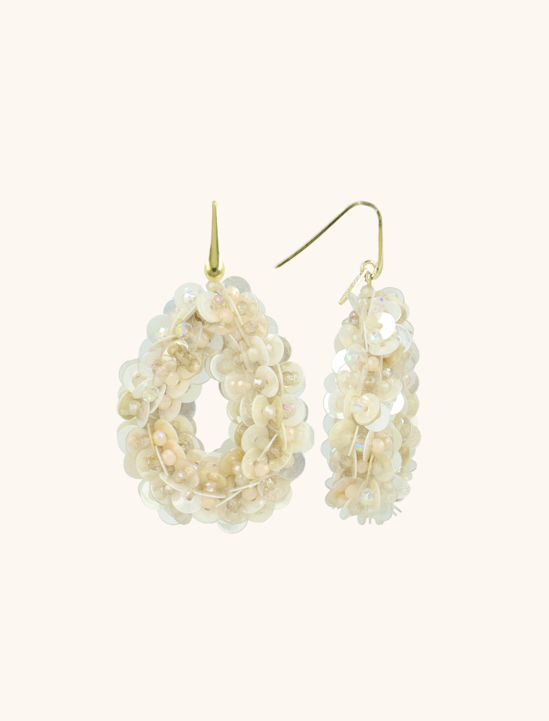 Lott. Gioielli Nude Mix Oorbellen Fenna Sequin Drop