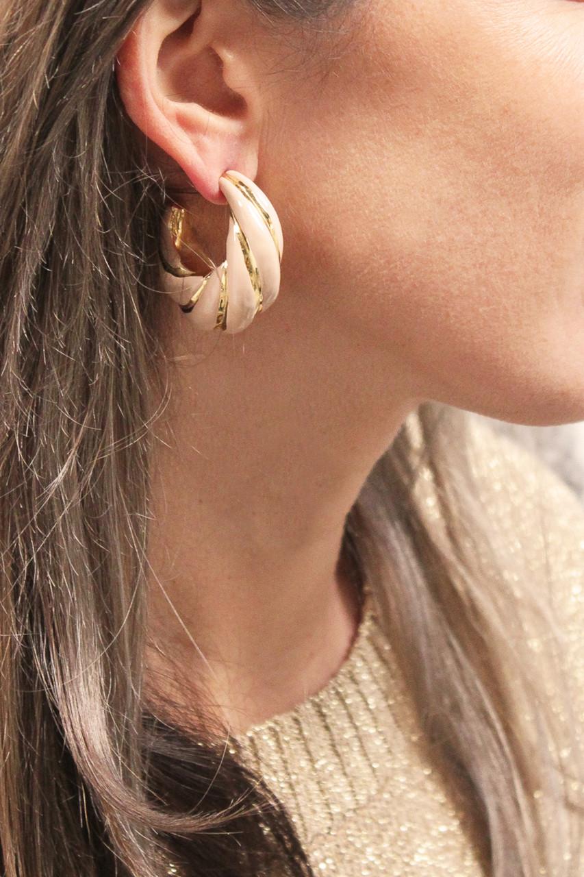 Lott. Gioielli Nude Oorbellen Twist Creole M