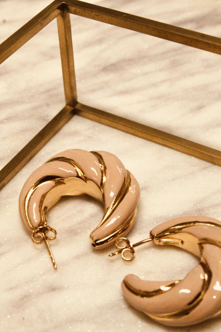 Lott. Gioielli Nude Oorbellen Twist Creole S