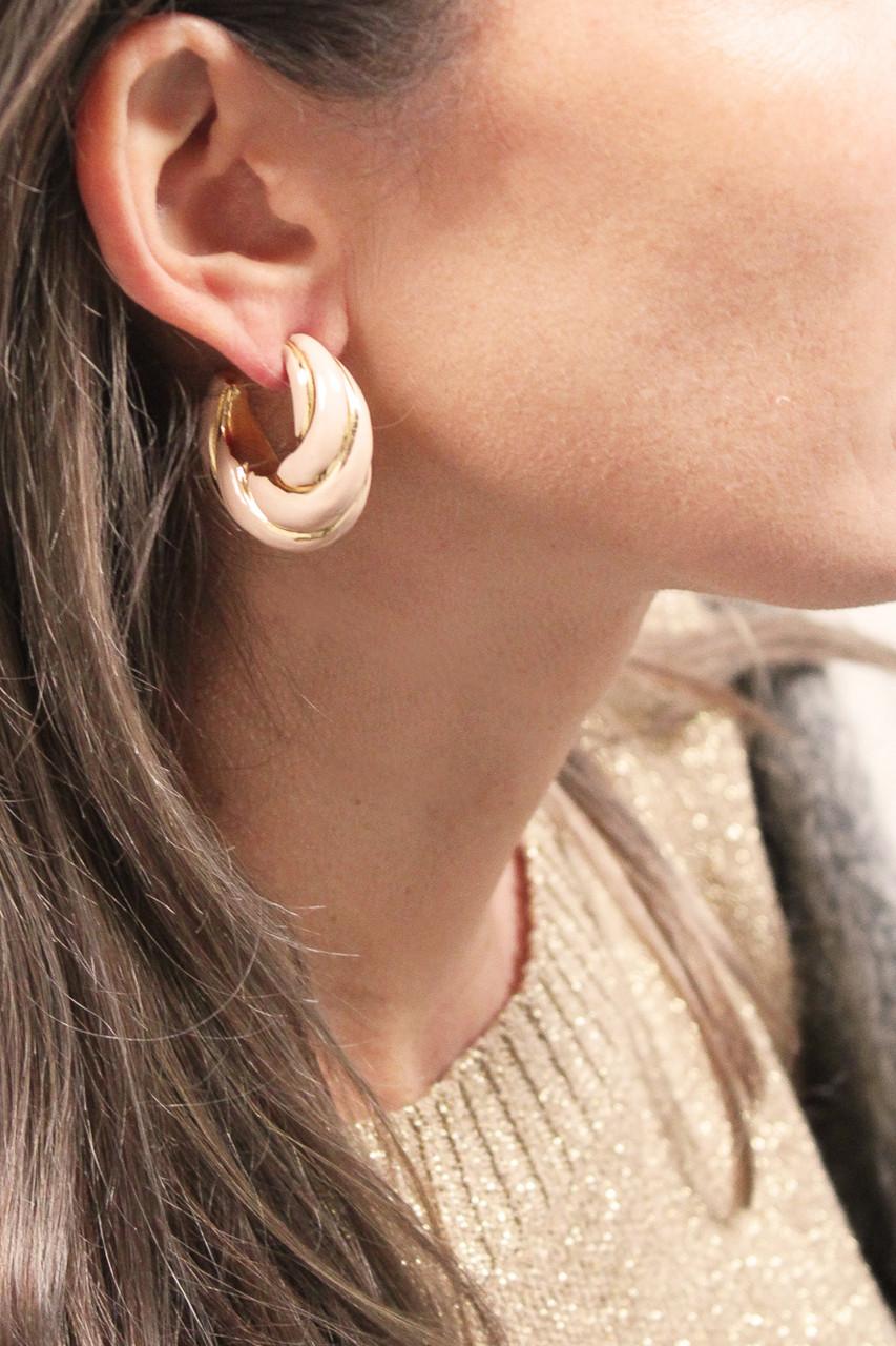 Lott. Gioielli Nude Oorbellen Twist Creole S