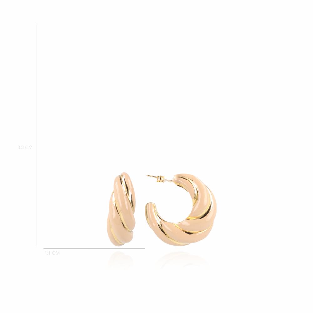 Lott. Gioielli Nude Oorbellen Twist Creole S