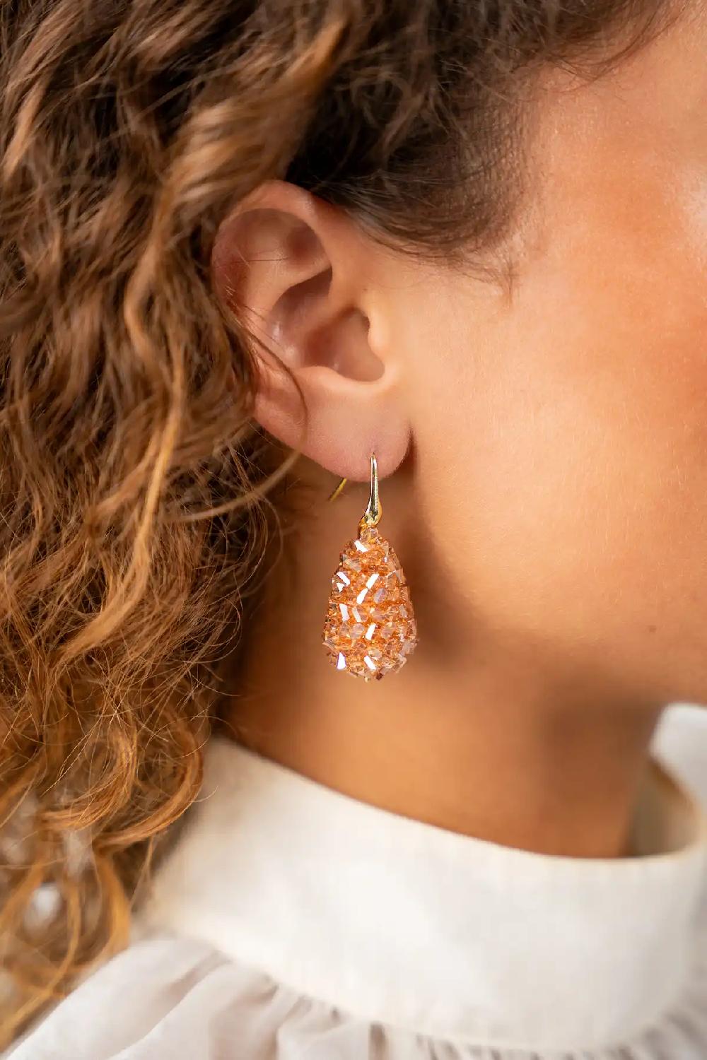 Lott. Gioielli Oranje Crush Oorbellen Cone S Raw