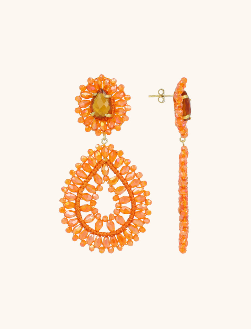 lott. gioielli Oranje oorbellen Apollo lion