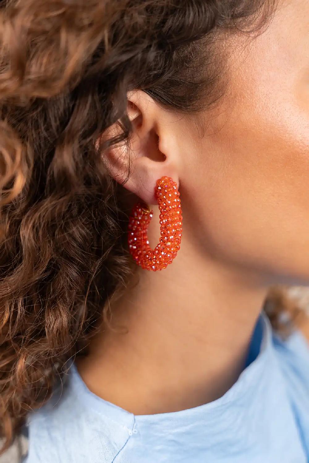 Lott. Gioielli Oranje Oorbellen Ellis Oval Creole L