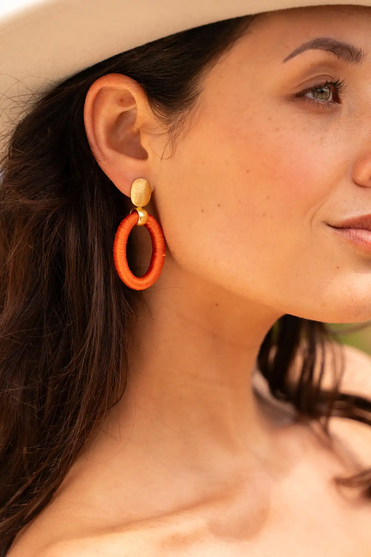 Lott. Gioielli Oranje Oorbellen Faye Ovaal S Lion