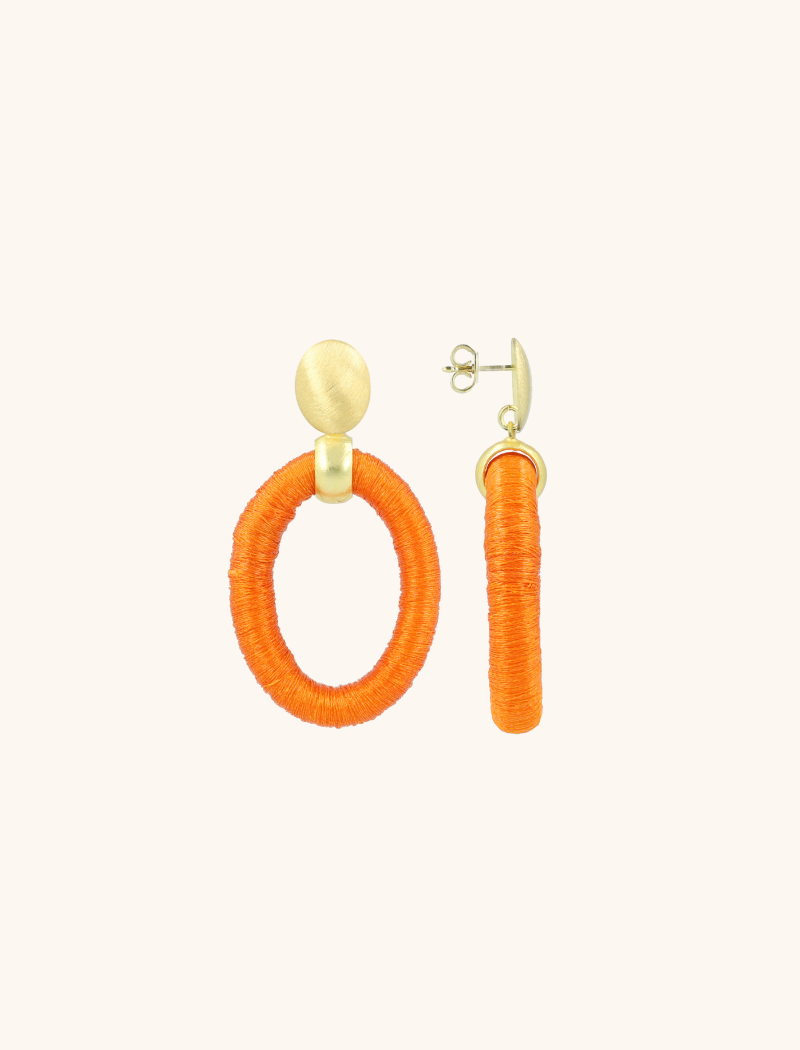 lott. gioielli Oranje Oorbellen Faye Ovaal S Lion