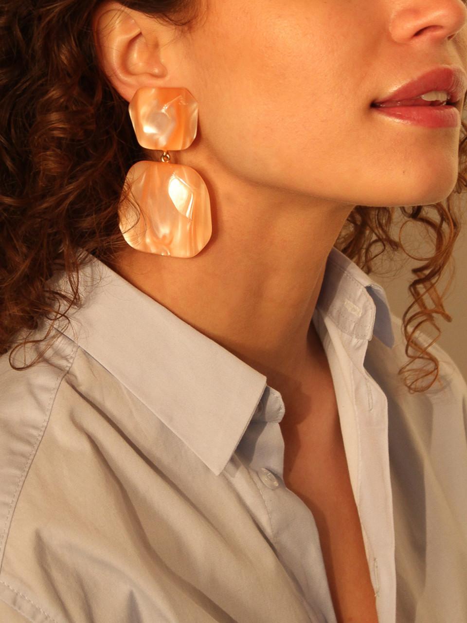 Lott. Gioielli Oranje Oorbellen Lyra