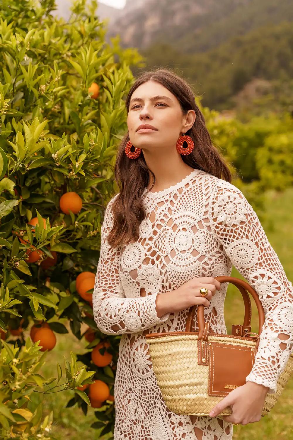 Lott. Gioielli Oranje Oorbellen Vos Druppel L