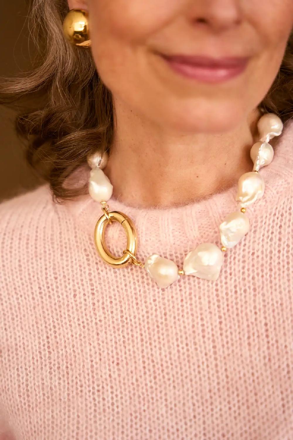 Lott. Gioielli Parel Ketting Joelle XXL