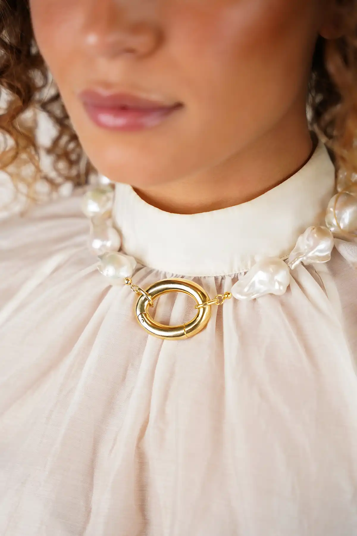 Lott. Gioielli Parel Ketting Joelle XXL