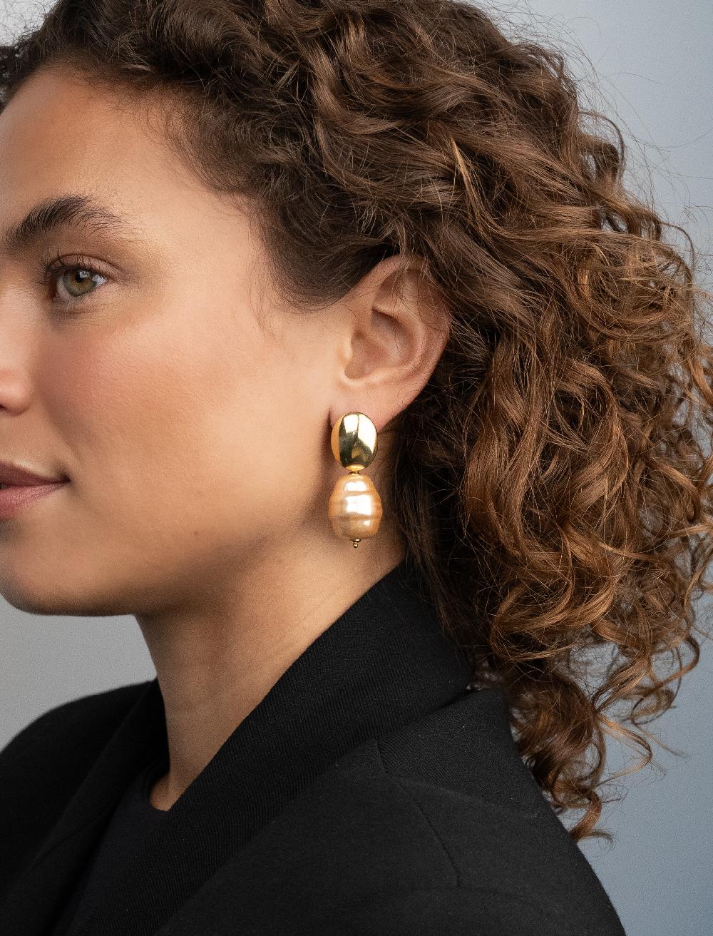 Lott. Gioielli Parel Oorbellen Mother Earth Iris L