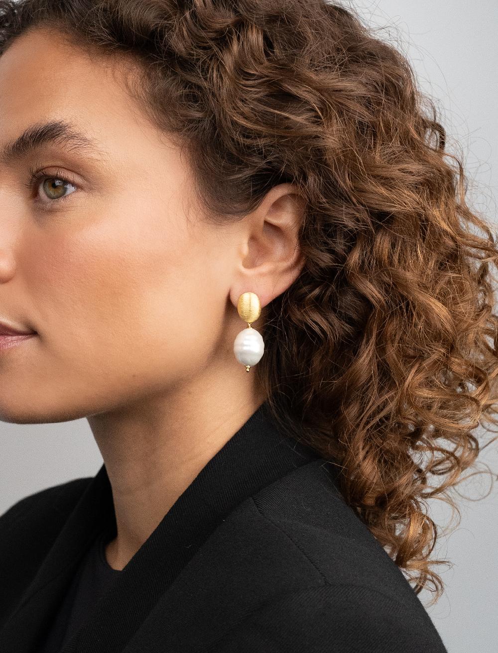 Lott. Gioielli Parel Oorbellen Mother Earth Tara S