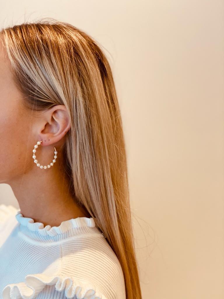 Lott. Gioielli Parel Oorbellen Naomi Hoop