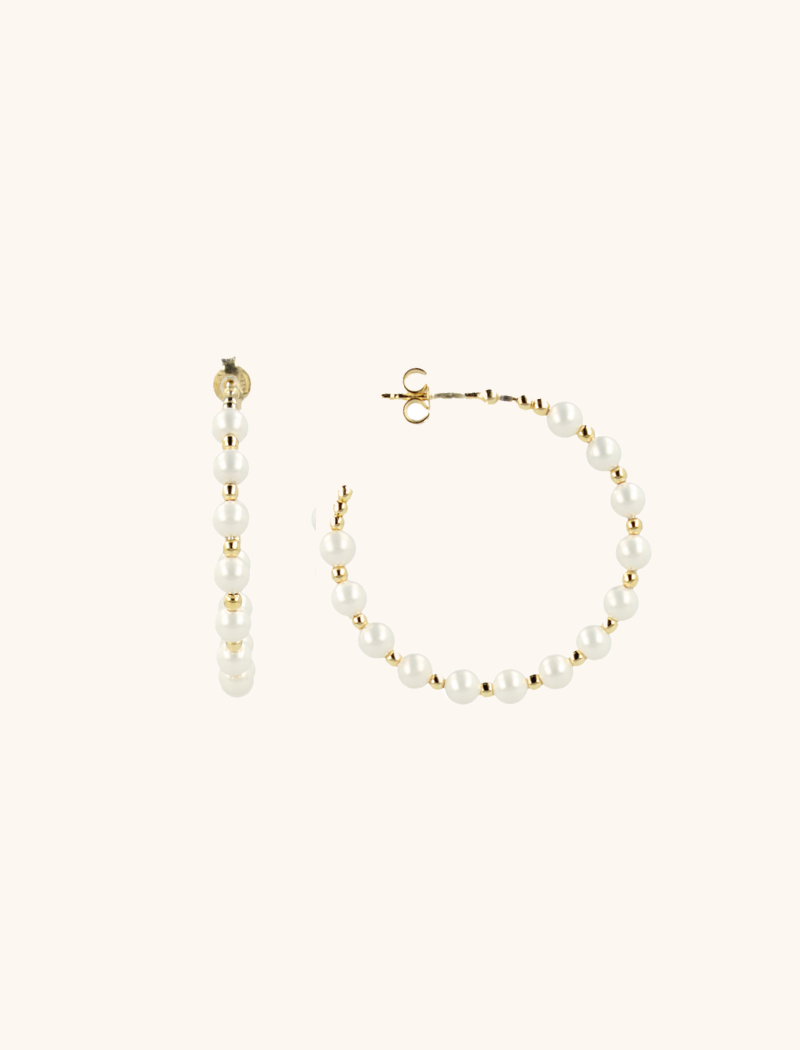 lott. gioielli Parel Oorbellen Naomi hoop