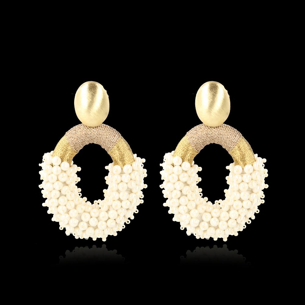 Lott. Gioielli Parel Oorbellen Yara Ovaal