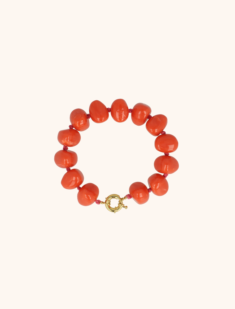 lott. gioielli Rode Armband Nima With Small Stones