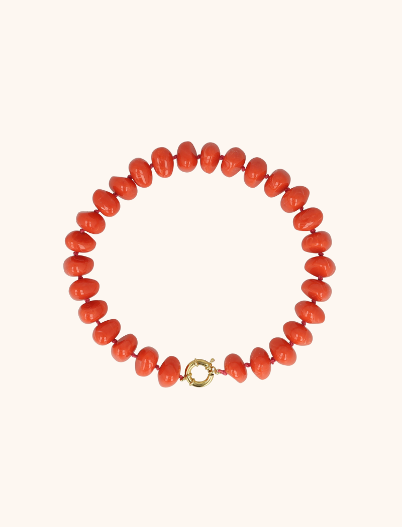 lott. gioielli Rode Ketting Nima Big Stones